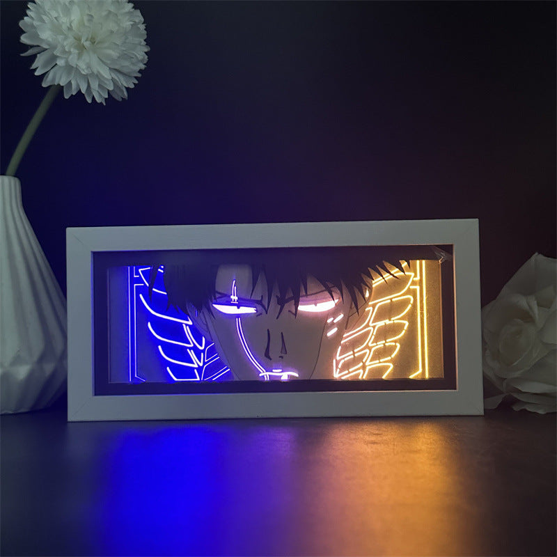 Attack on Tittan 3d Rectangular Lamp