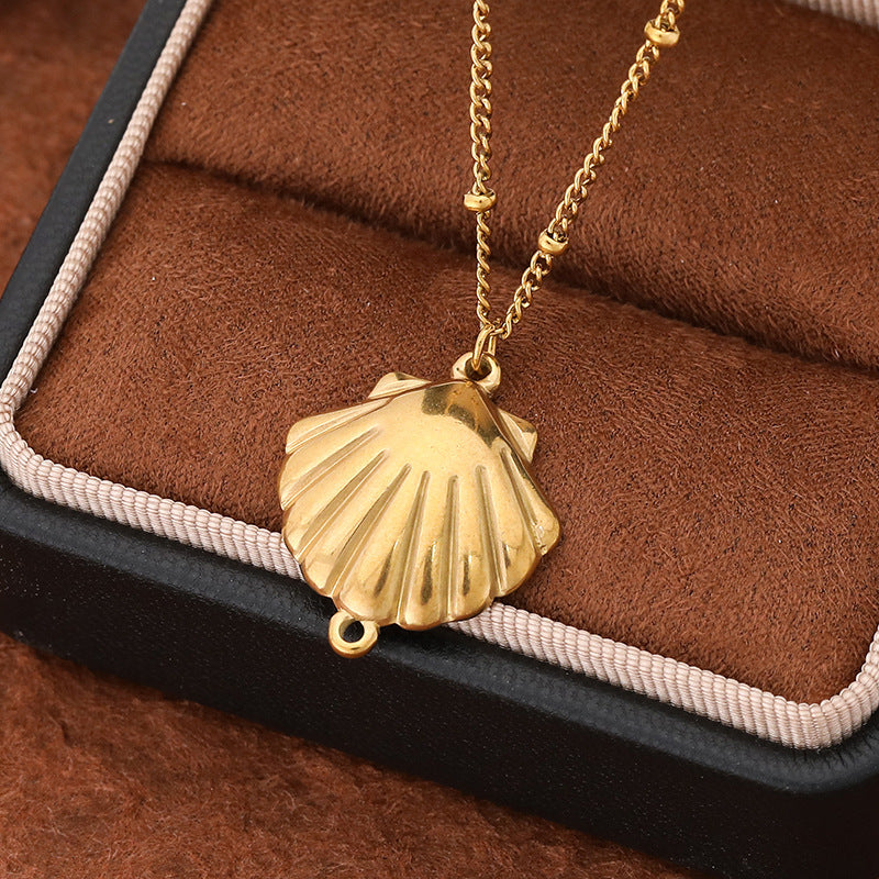 Shell Necklace - Golden