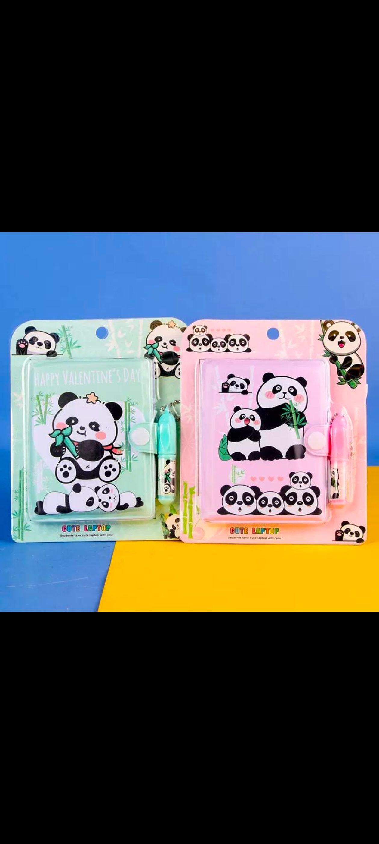 Panda Theme Diary with Pen Set