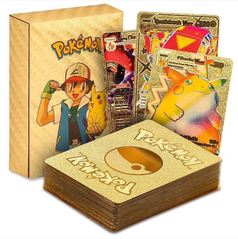 Pokemon Waterproof Golden Cards