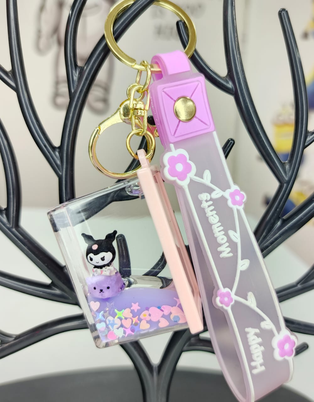 Glitter Liquid Keychain