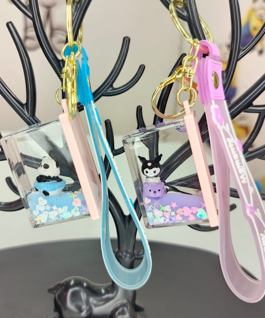 Glitter Liquid Keychain