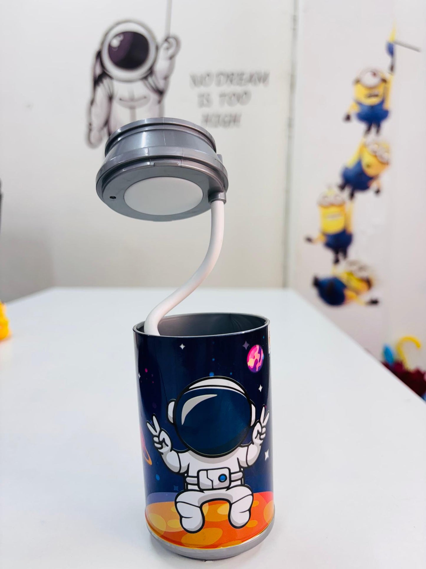 Astronaut Table Lamp With Pen Holder