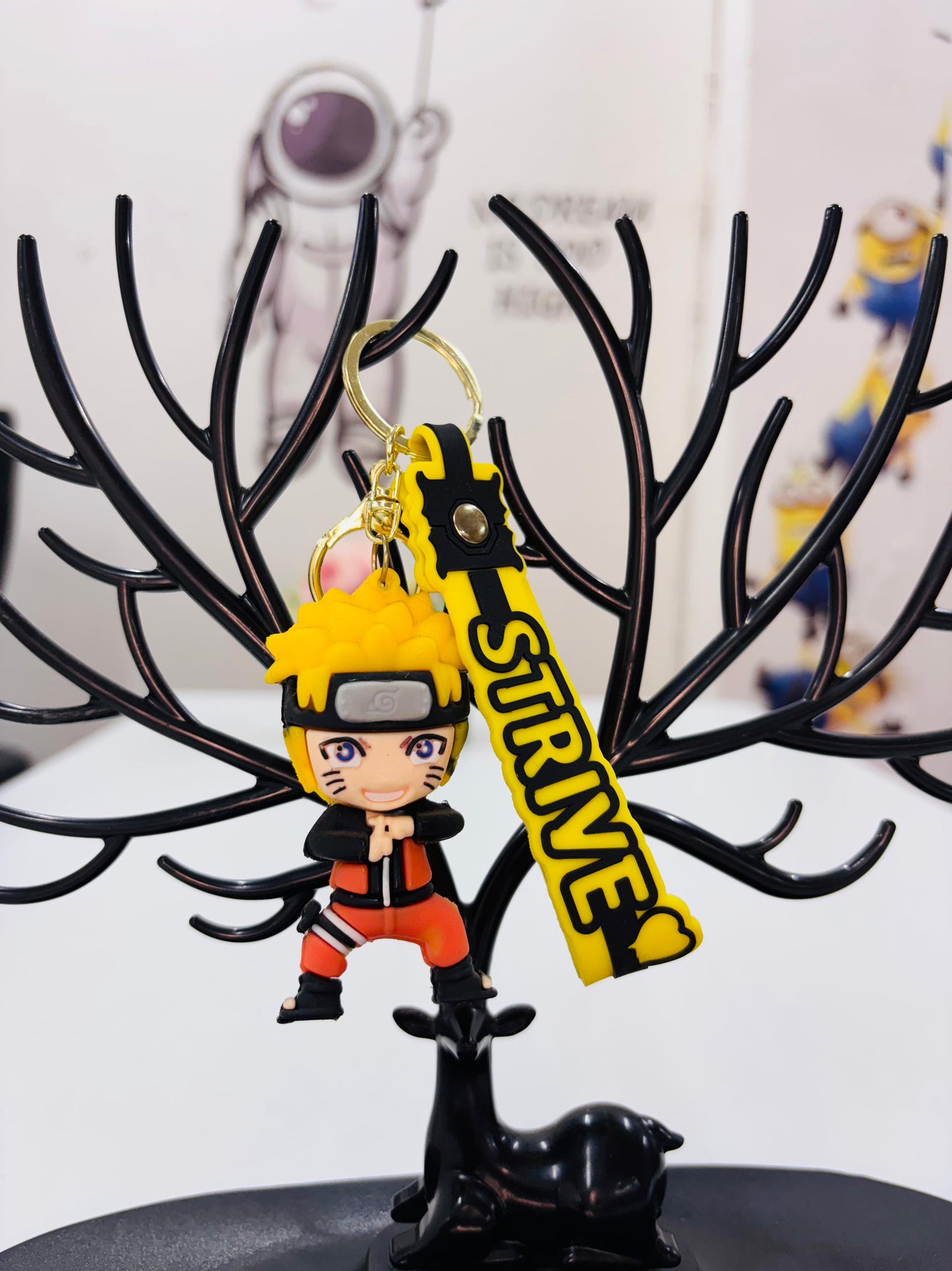 Anime Figures Naruto Strive Keychain