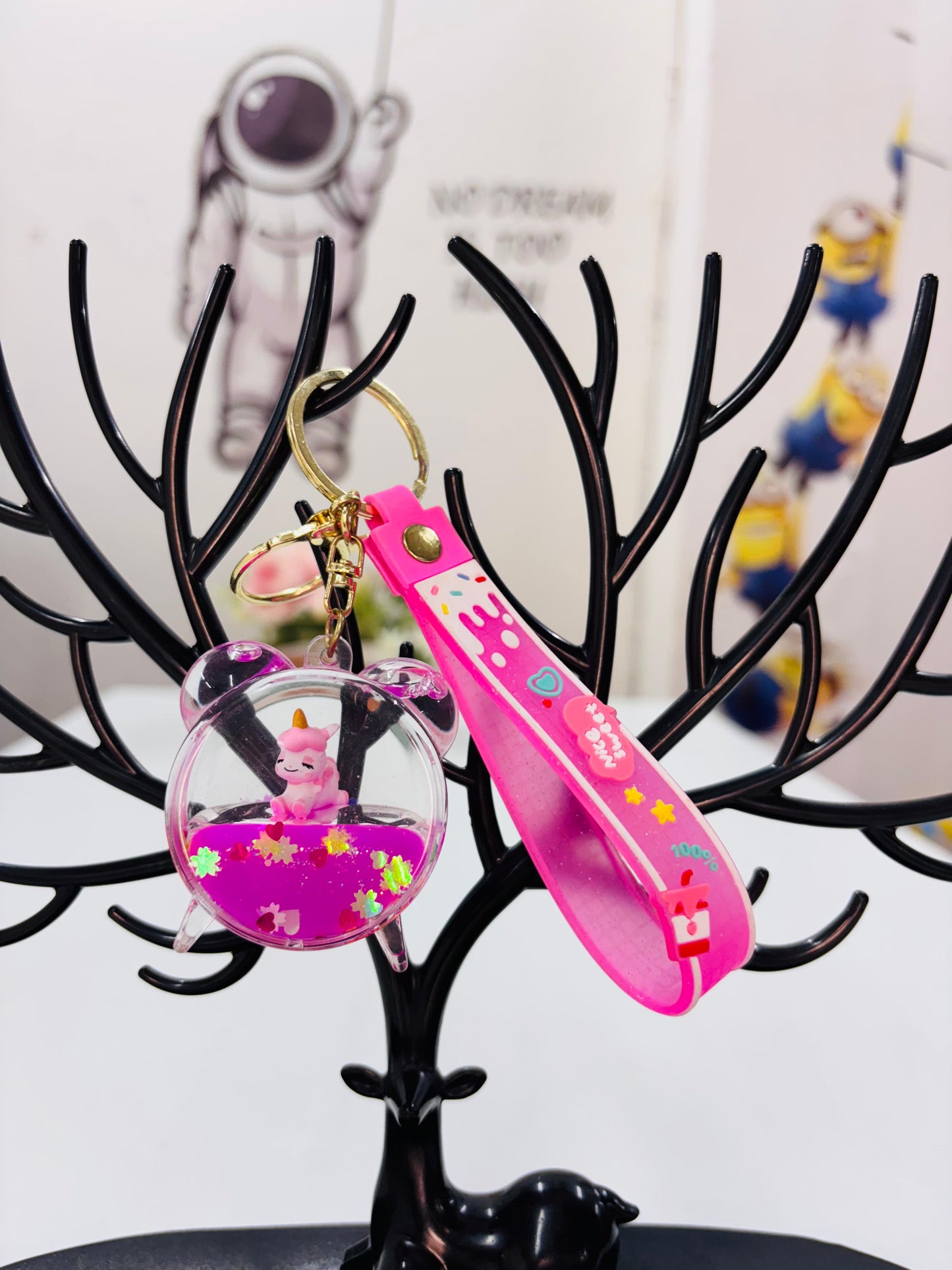 Unicorn Water keychain