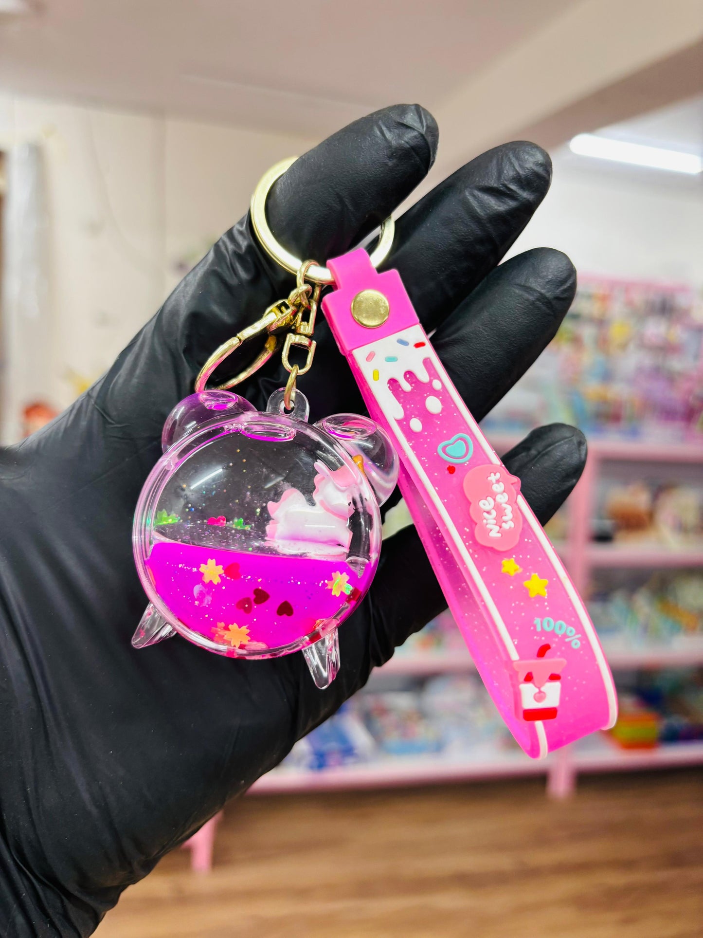 Unicorn Water keychain