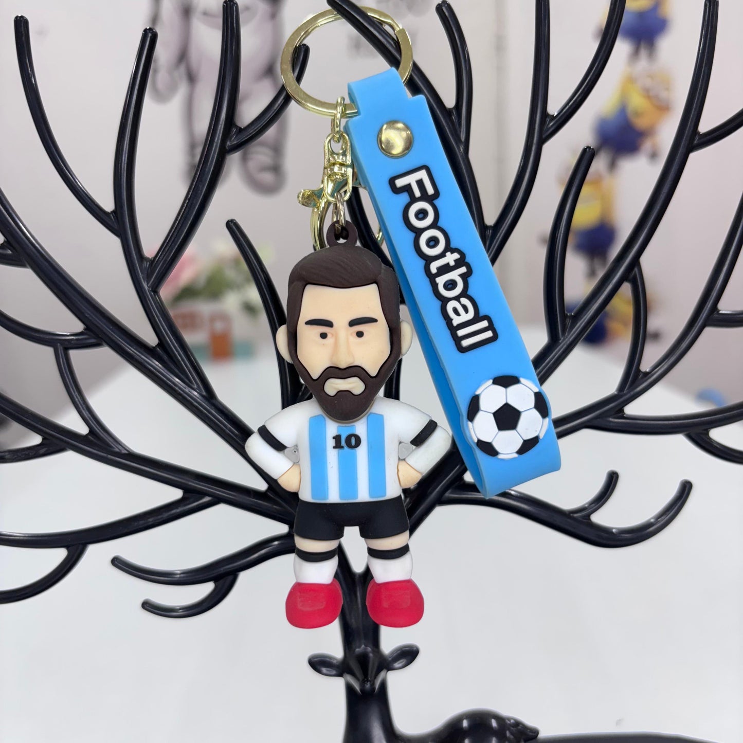 Messi Football Keychain