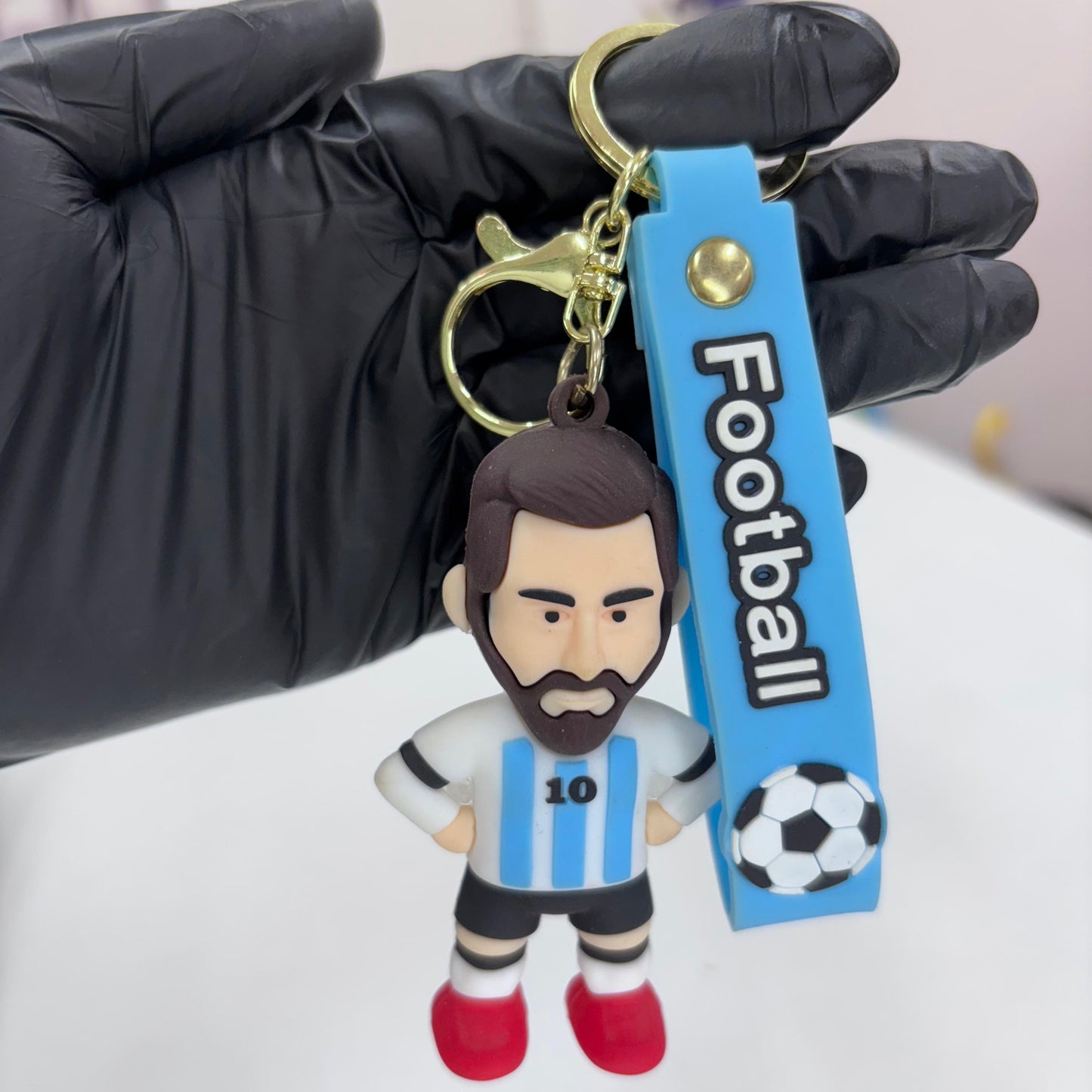 Messi Football Keychain