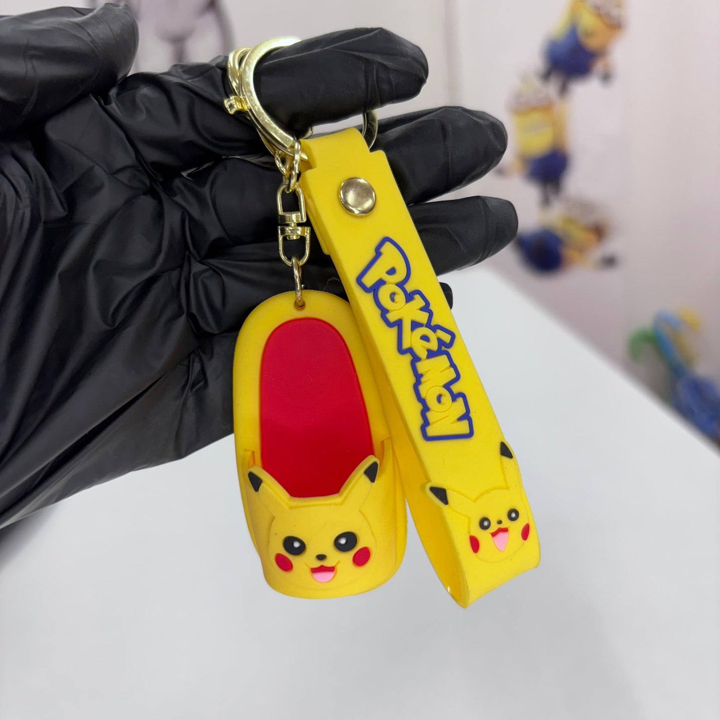 Pikachu Slipper Keychain
