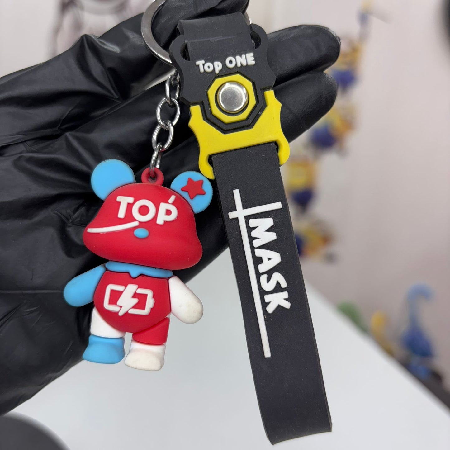 Heroman Mask Bear Keychain