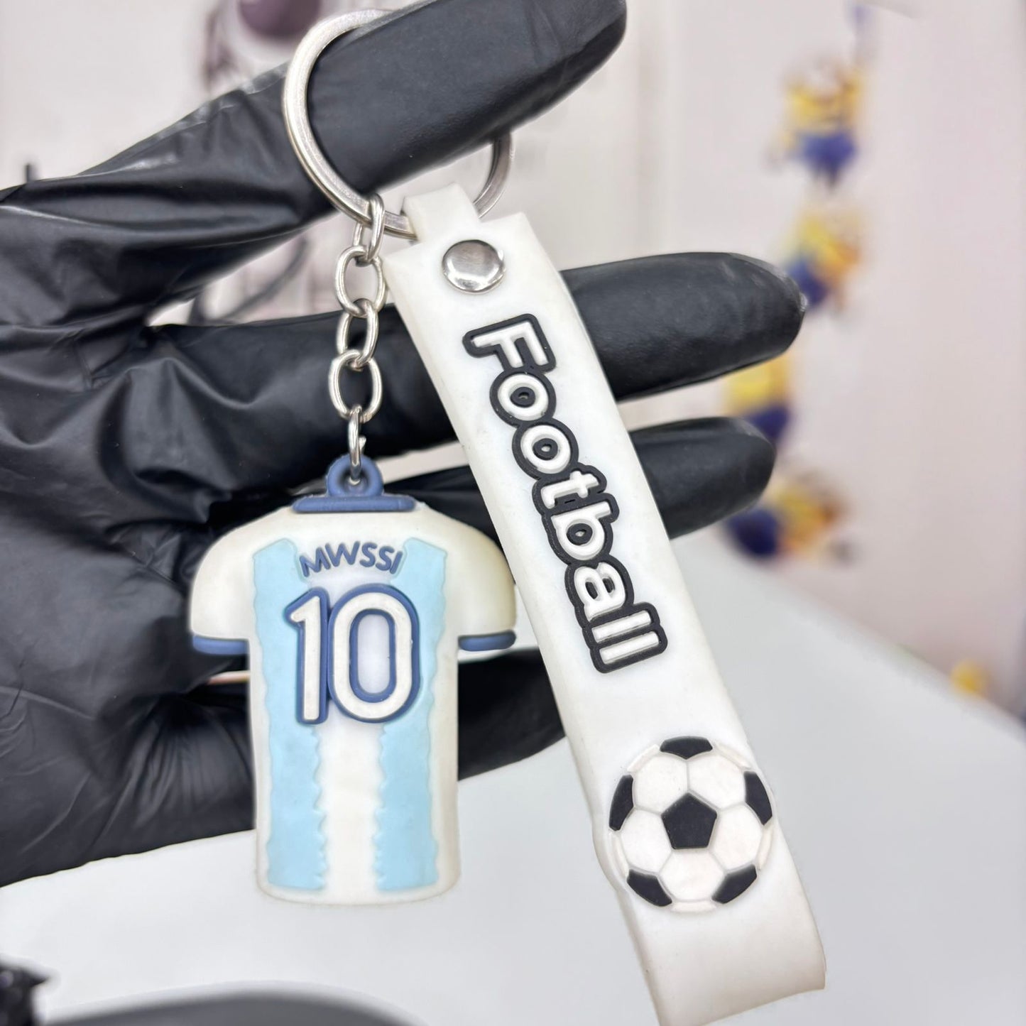 Messi Football jersey Keychain