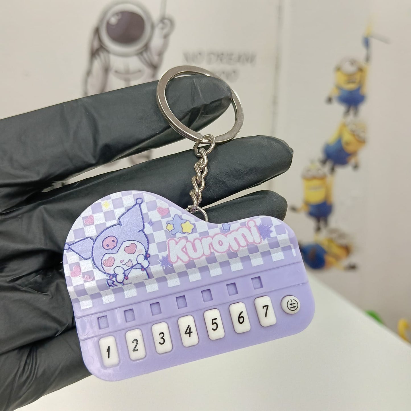 Cute Piano Keychain