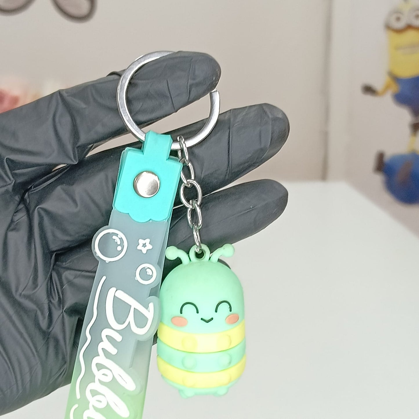 Cute Caterpillar Keychain