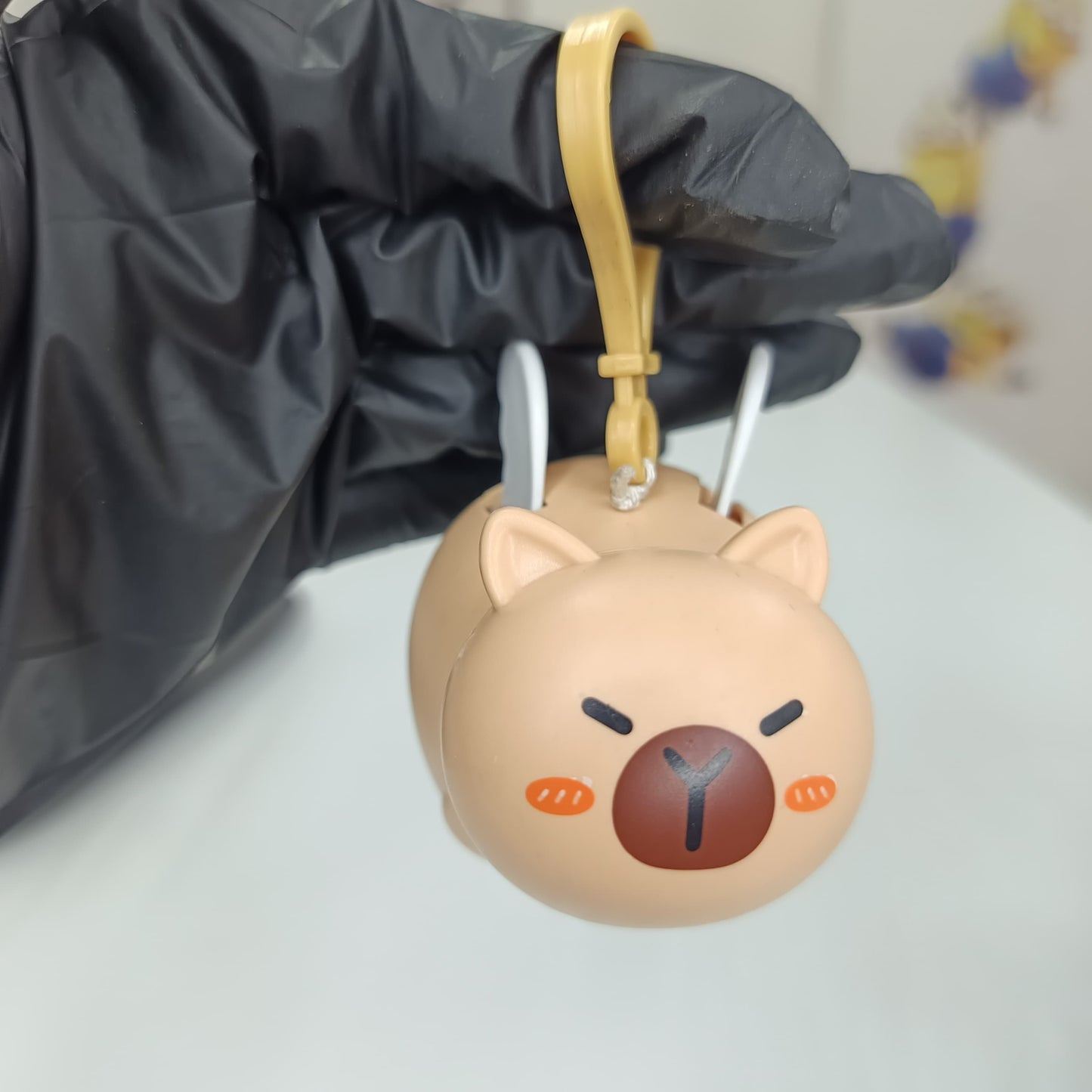 Flying Capybara Keychain