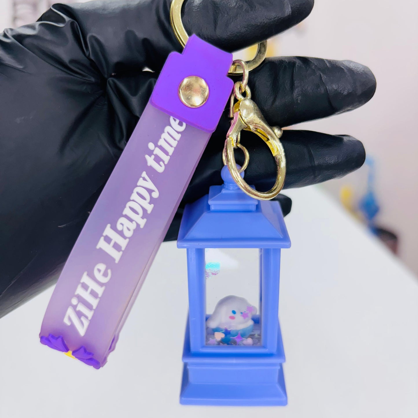 Lantern Shape LED Light Keychain