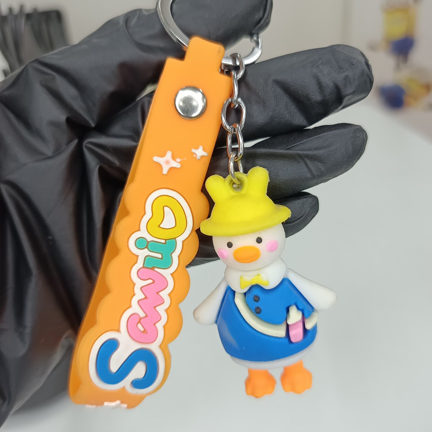 Cartoon Duck Keychain