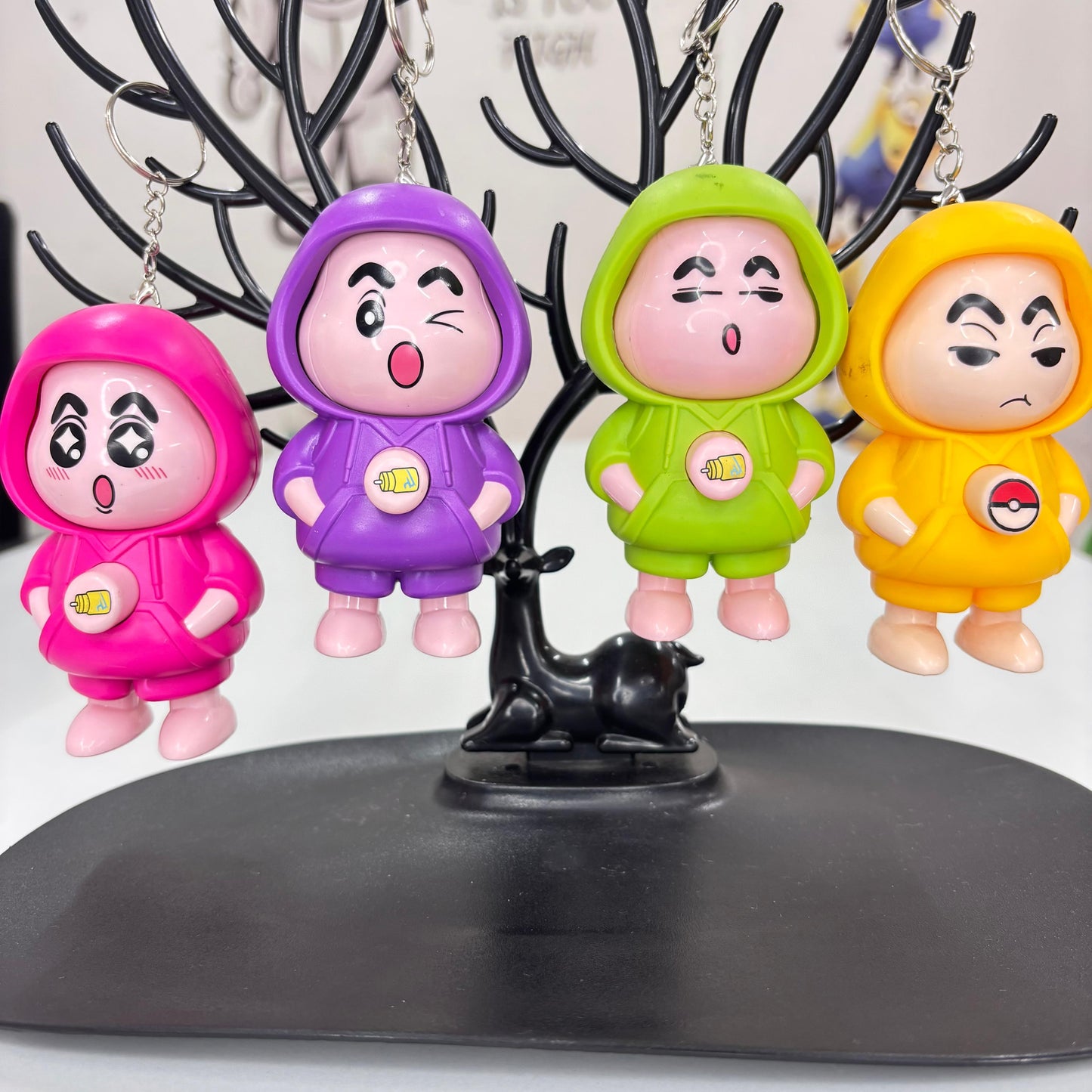 Shinchan face Changing Keychain