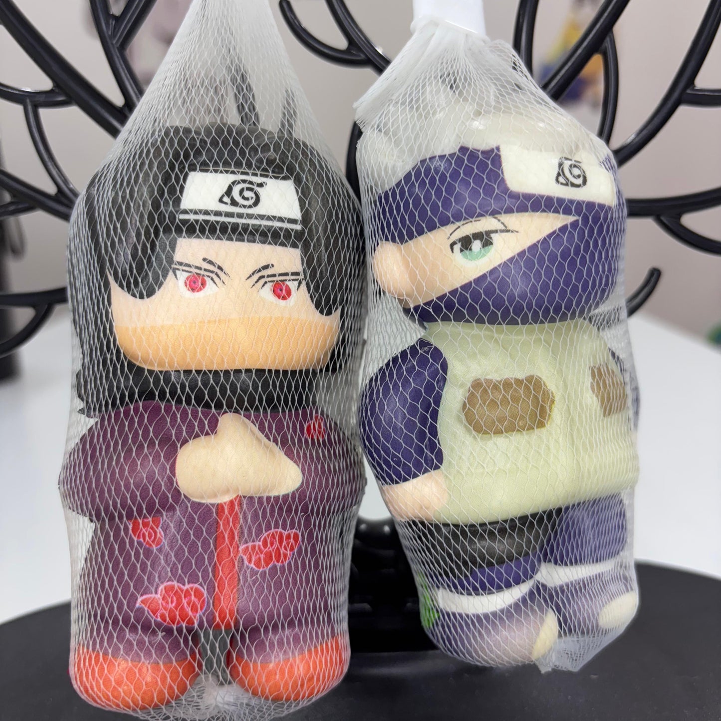 Naruto Squeezy Family Keychains