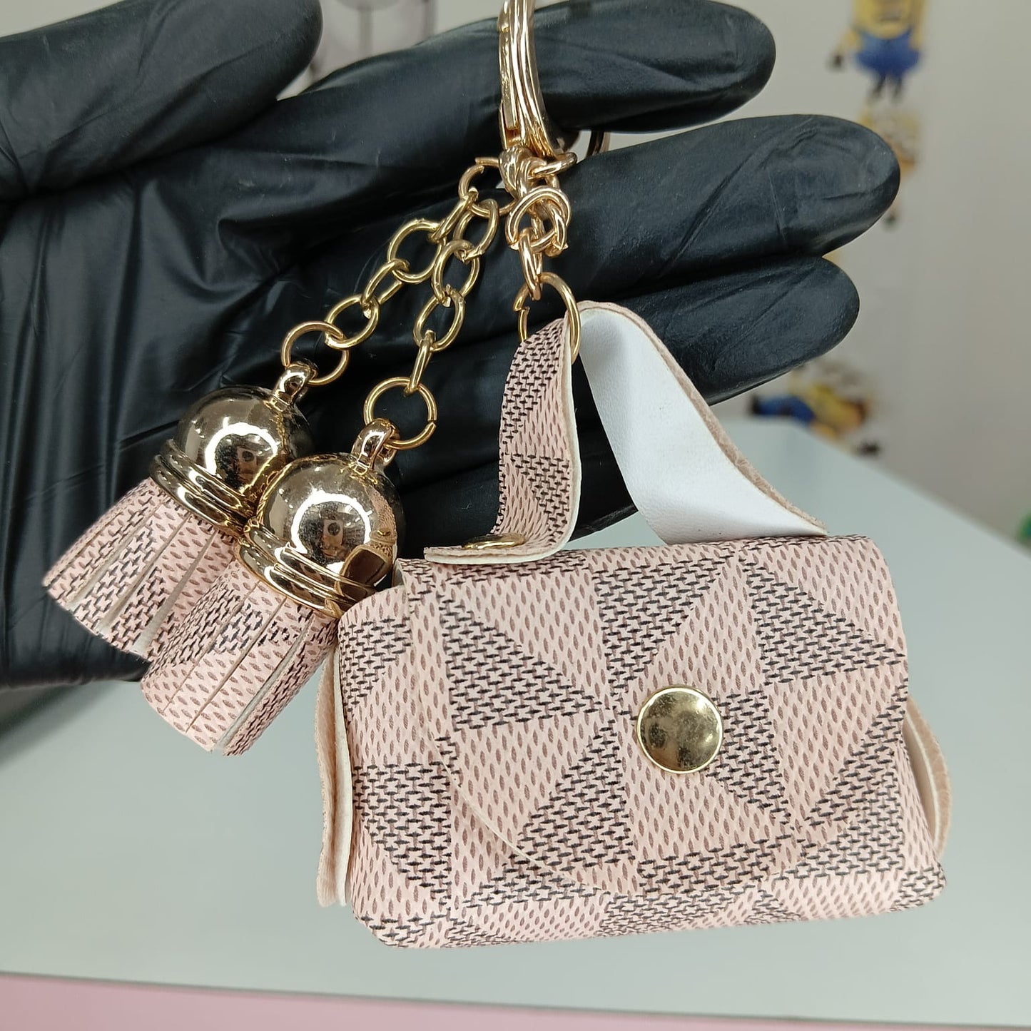 Mini fancy Beg keychain
