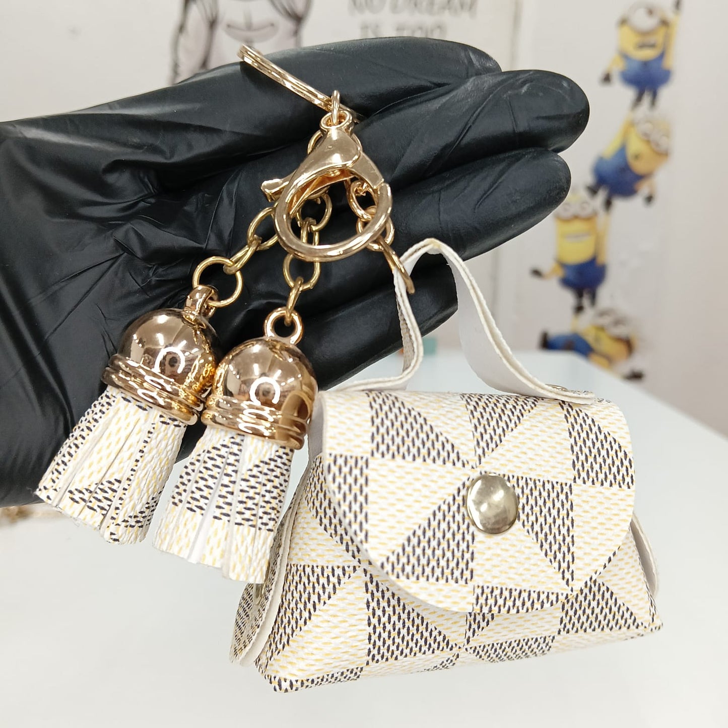 Mini fancy Beg keychain