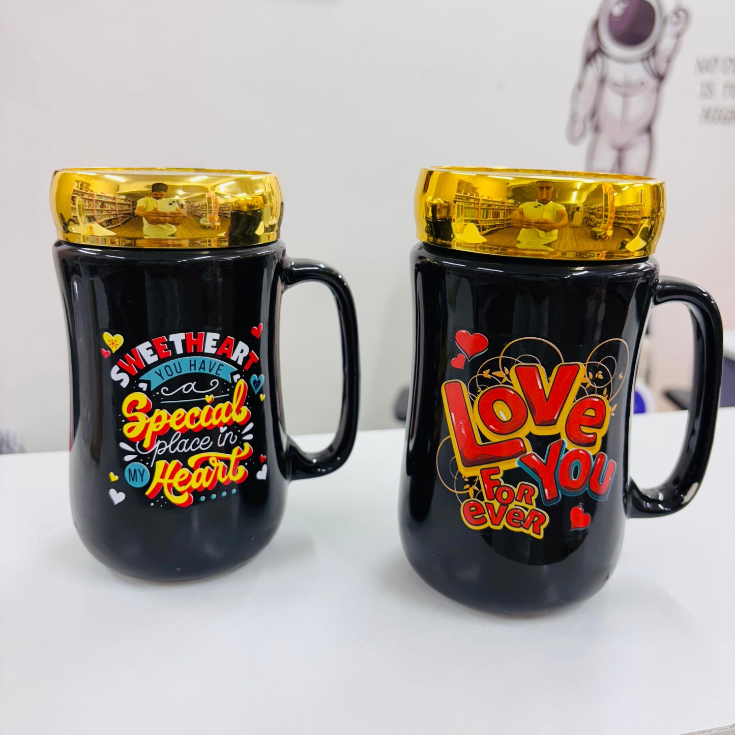 Love Coffee Mug with Mirror