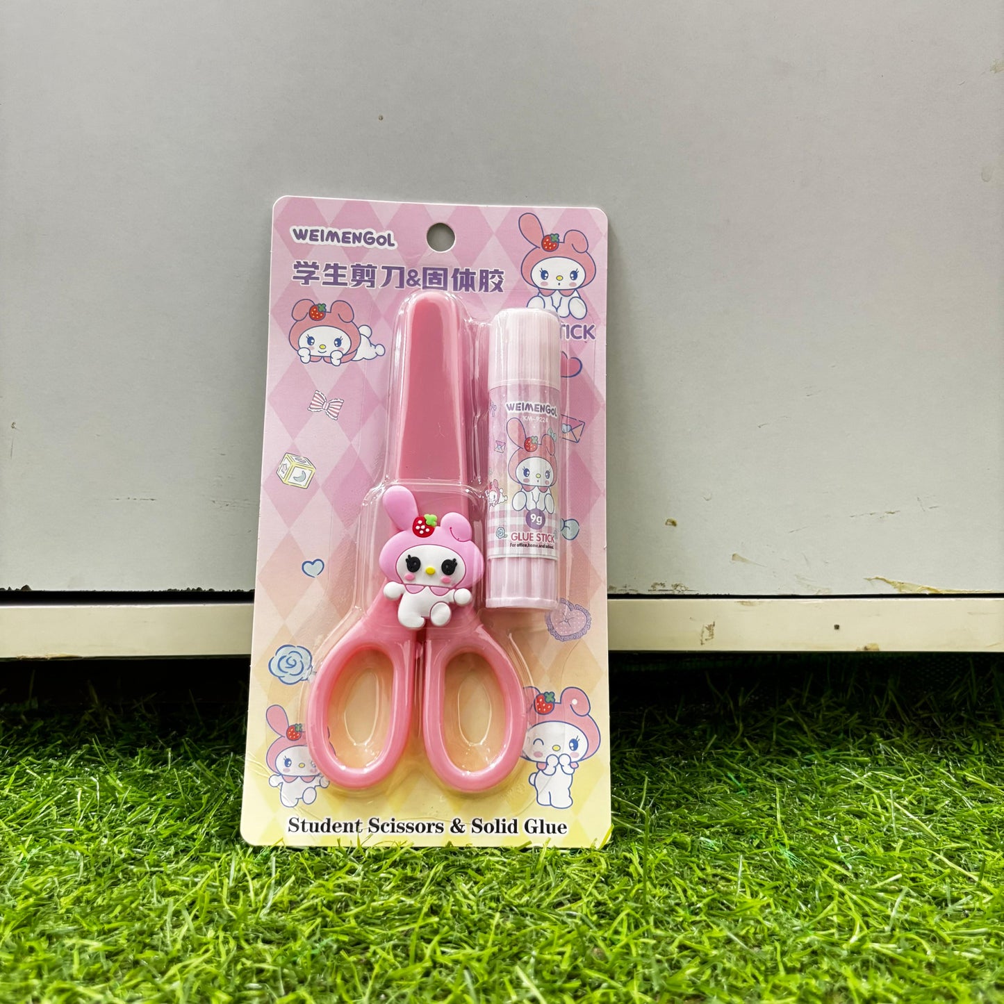 Kuromi Scissors & Solid Glue
