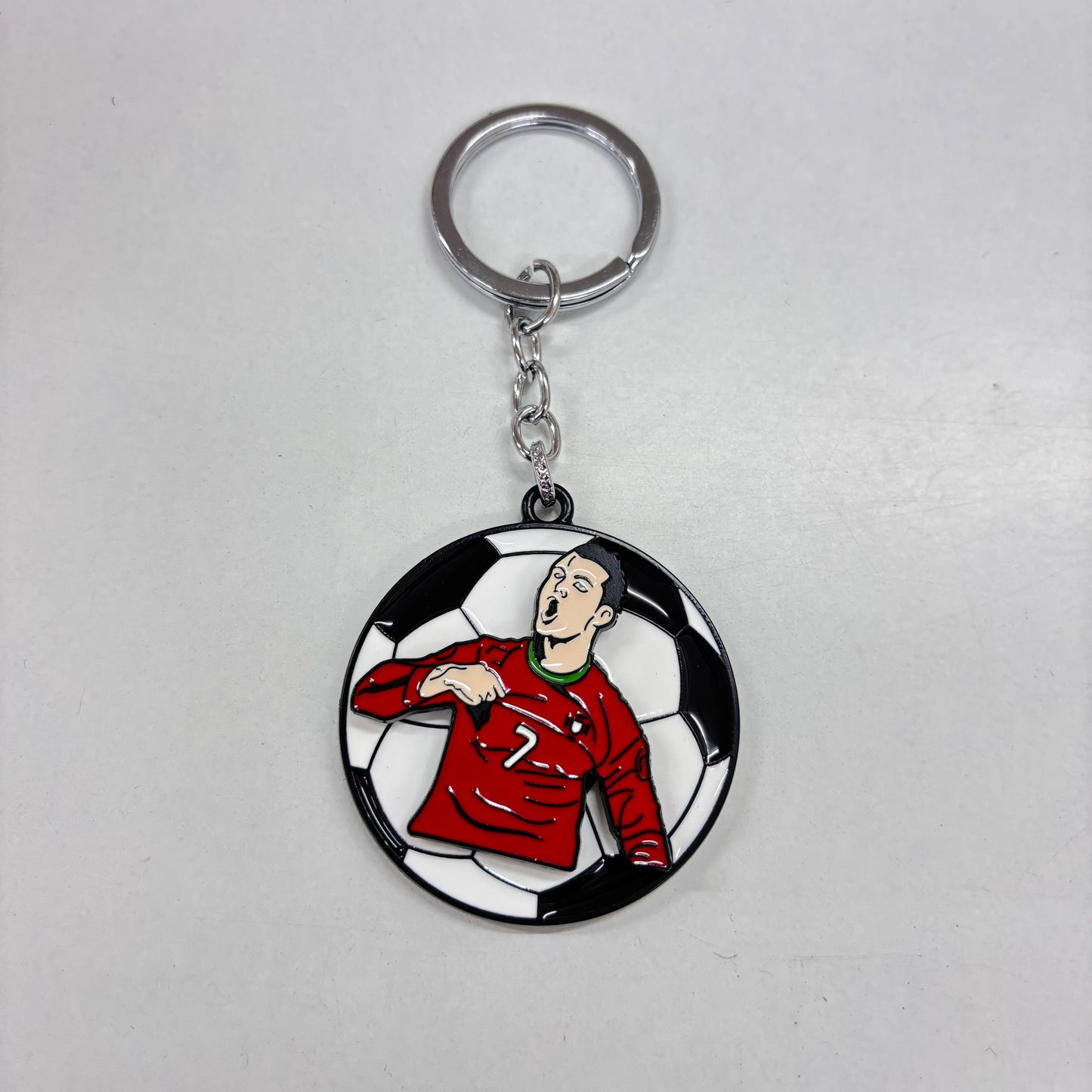 Ronaldo Spinning keychain