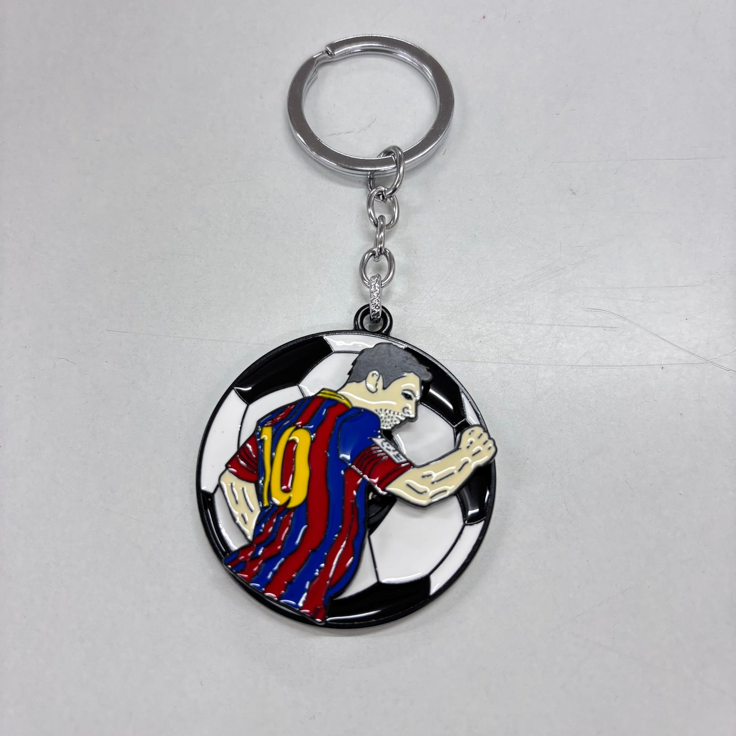 Messi Character Rotating Keychain