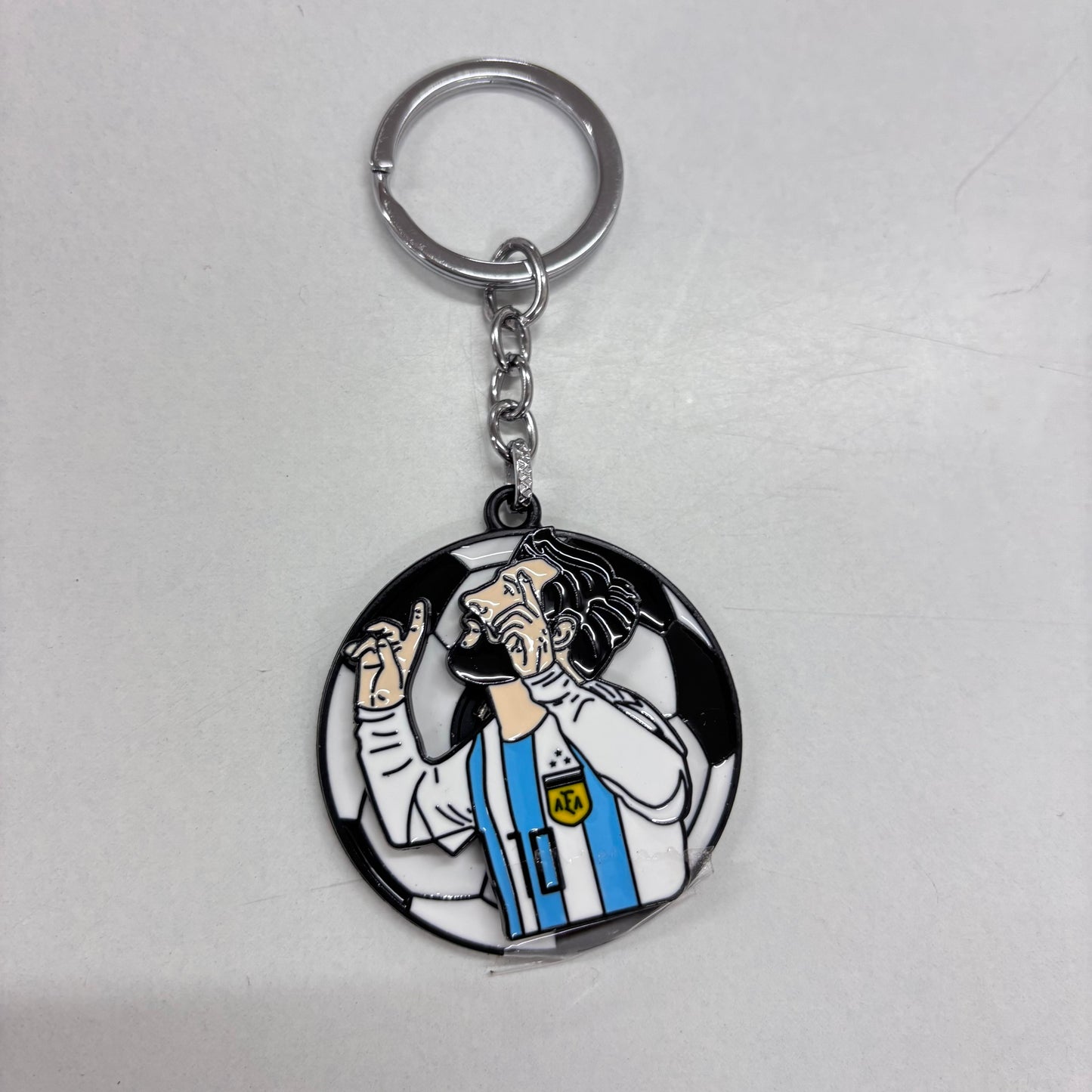Messi Character Rotating Keychain