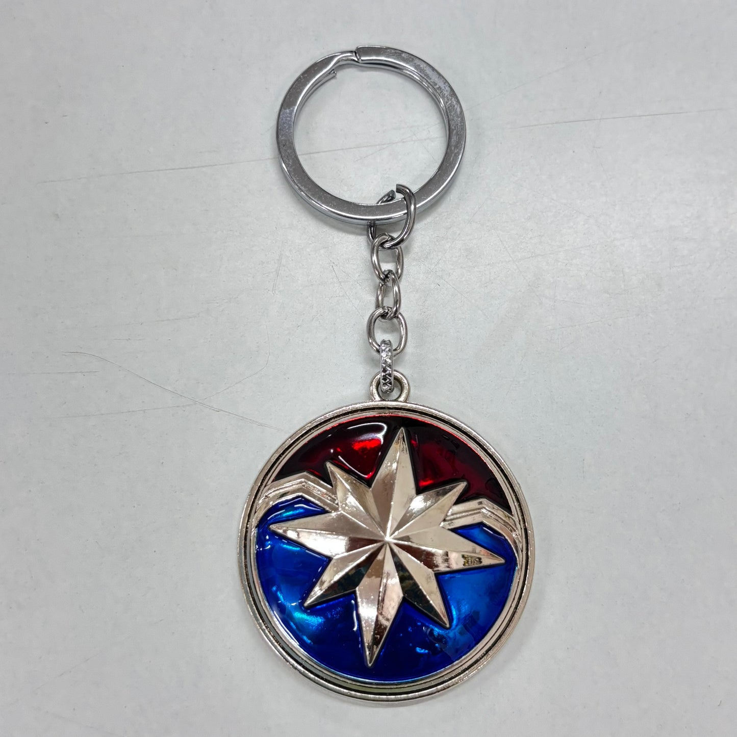 Captain Marvel Spinner Keychain