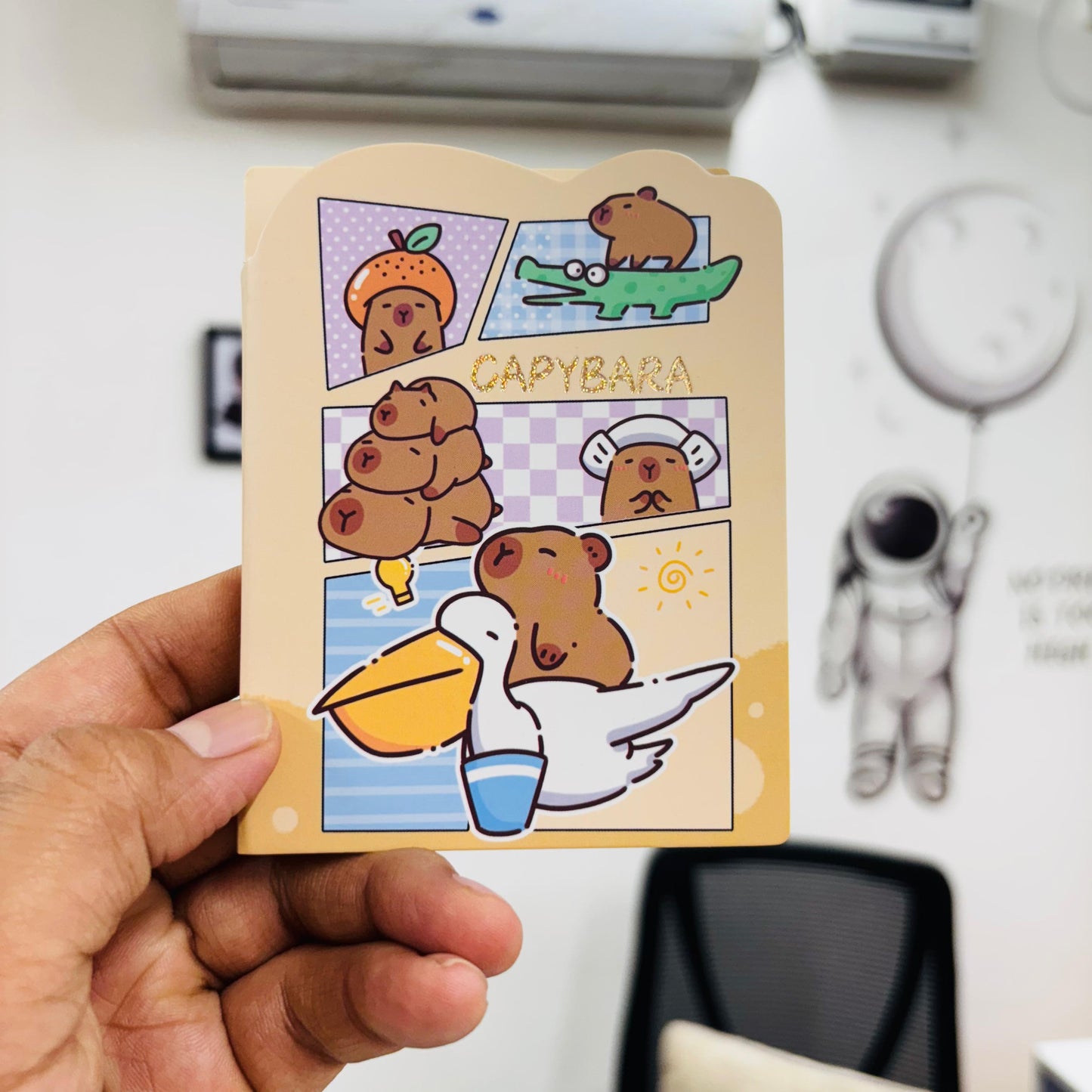 Capybara Themed Mini Notepad
