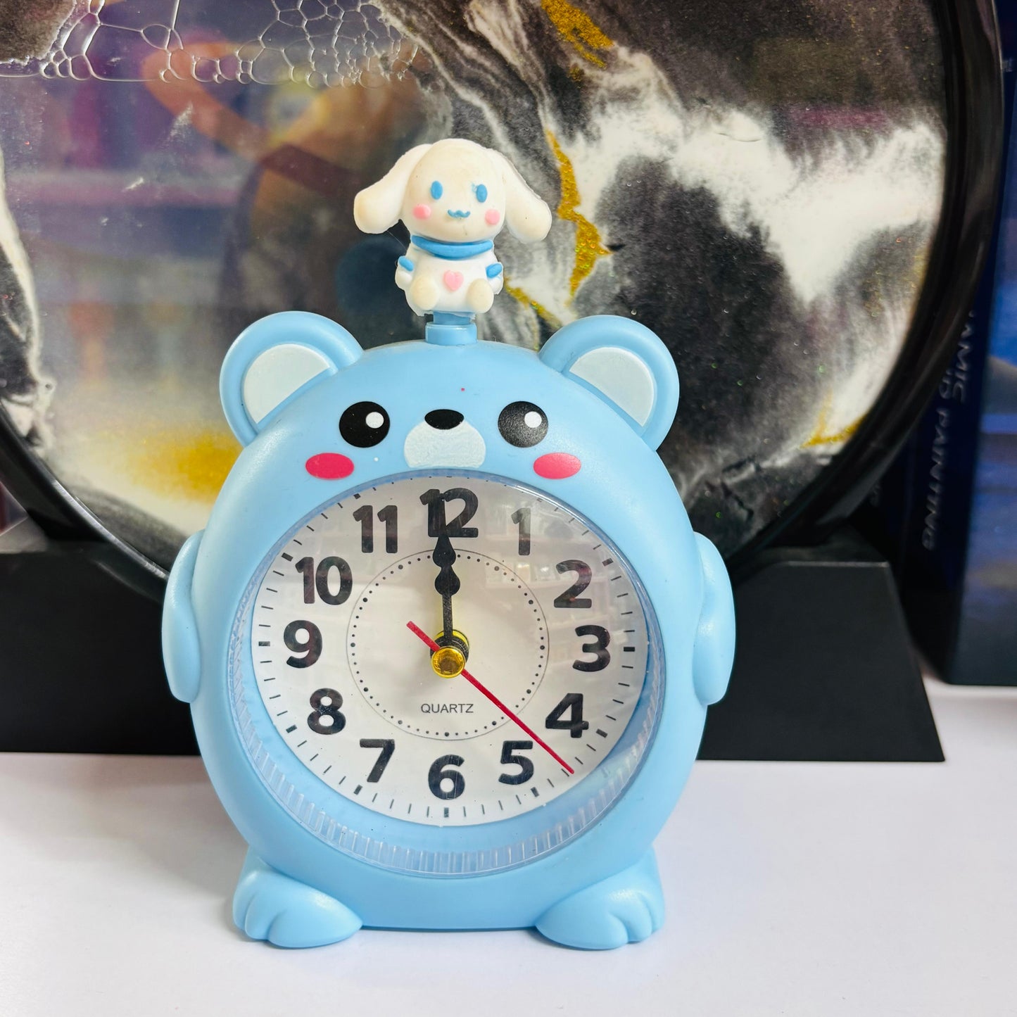 Sanrio-Themed Table Clock With Pen Stand