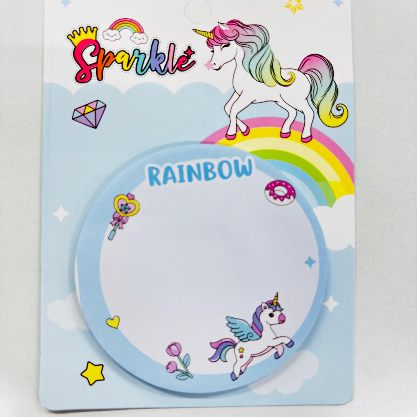 Cute Unicorn and Kuromi Sticky Notes