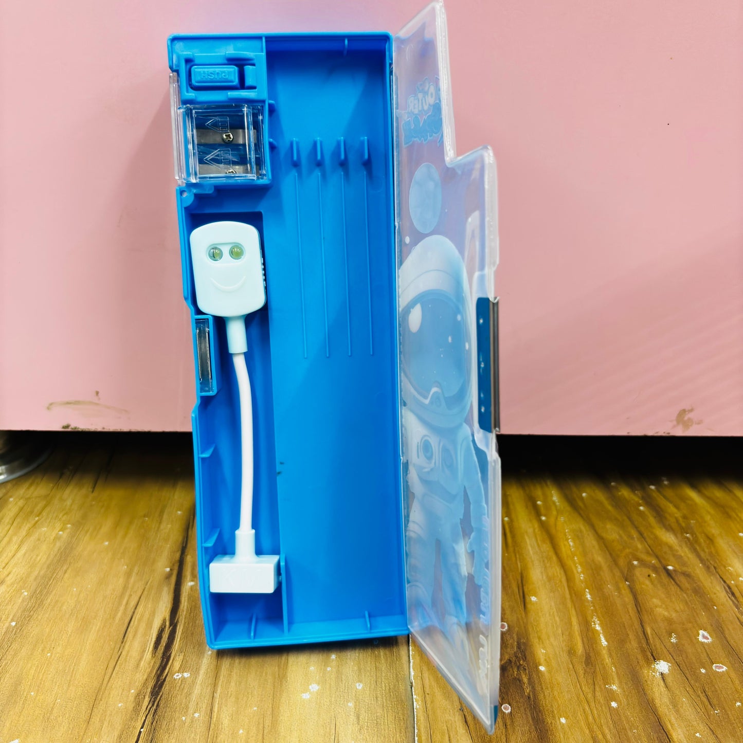 Space Theme Pencil Box with LED