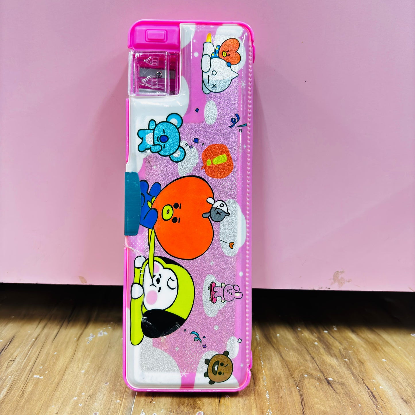 BT21-themed magnetic pencil box