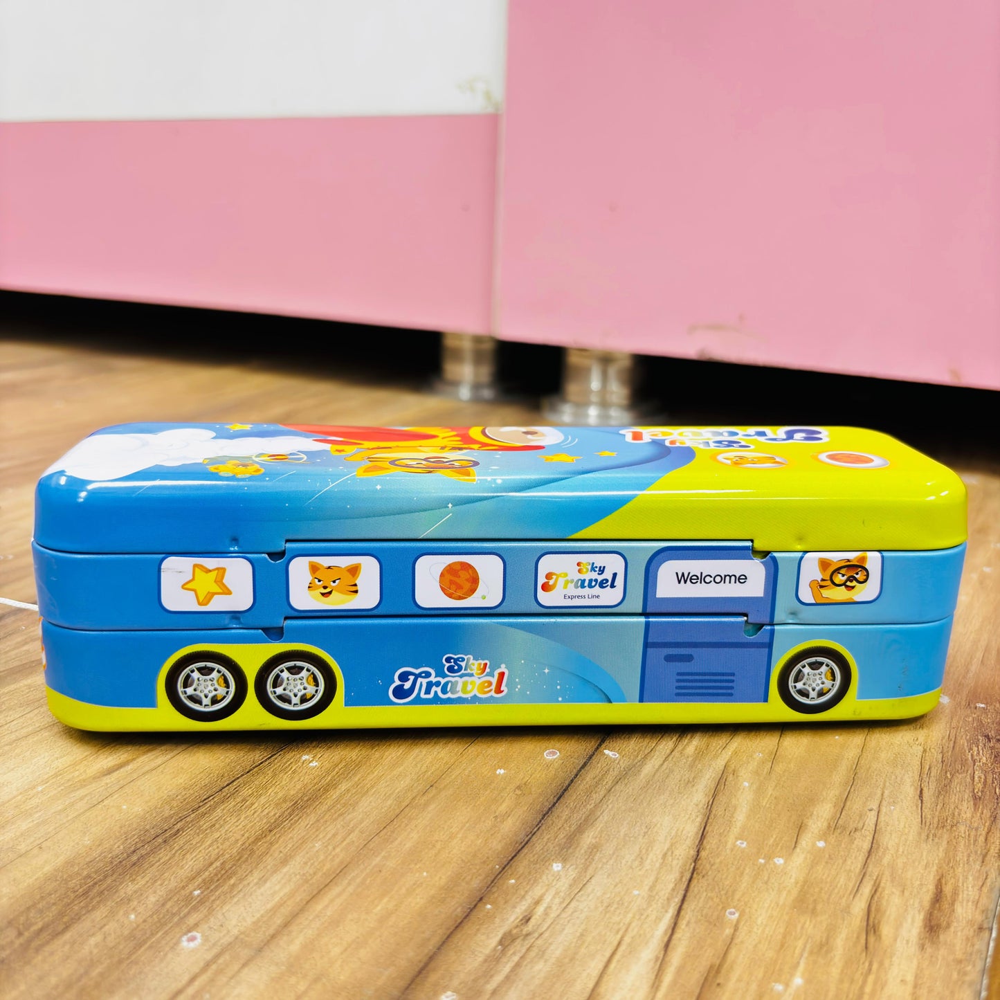 Sky Travel Bus Pencil Box