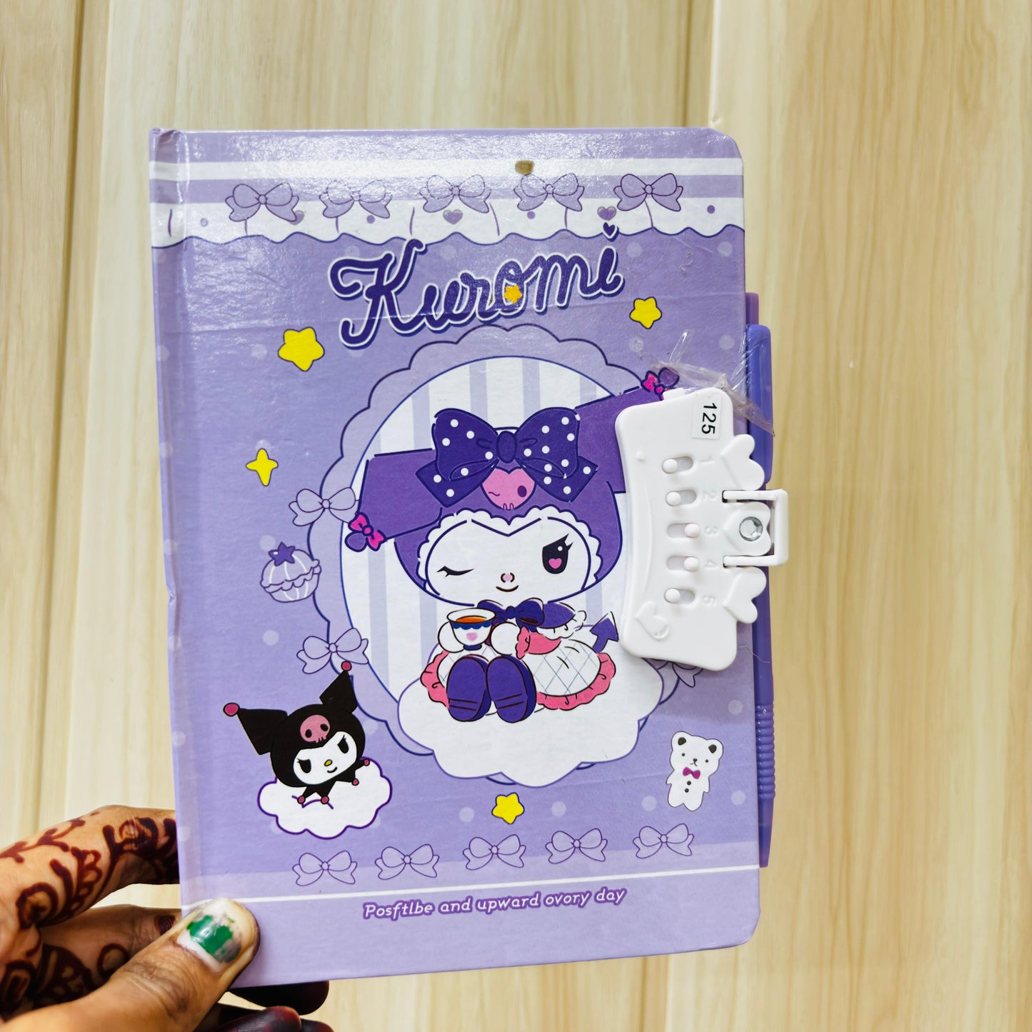 Kuromi Diary with Lock