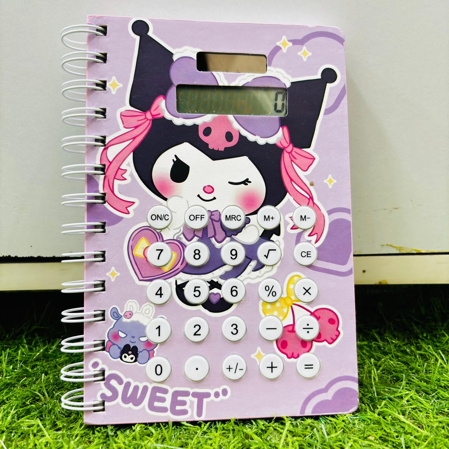 Kuromi Calculator Spiral Notebook