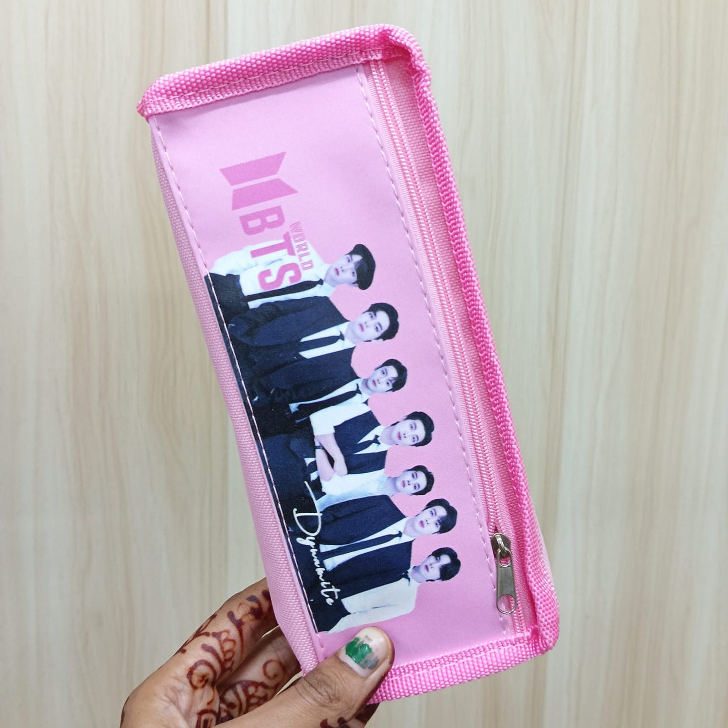 BTS Zipper Pencil Pouch