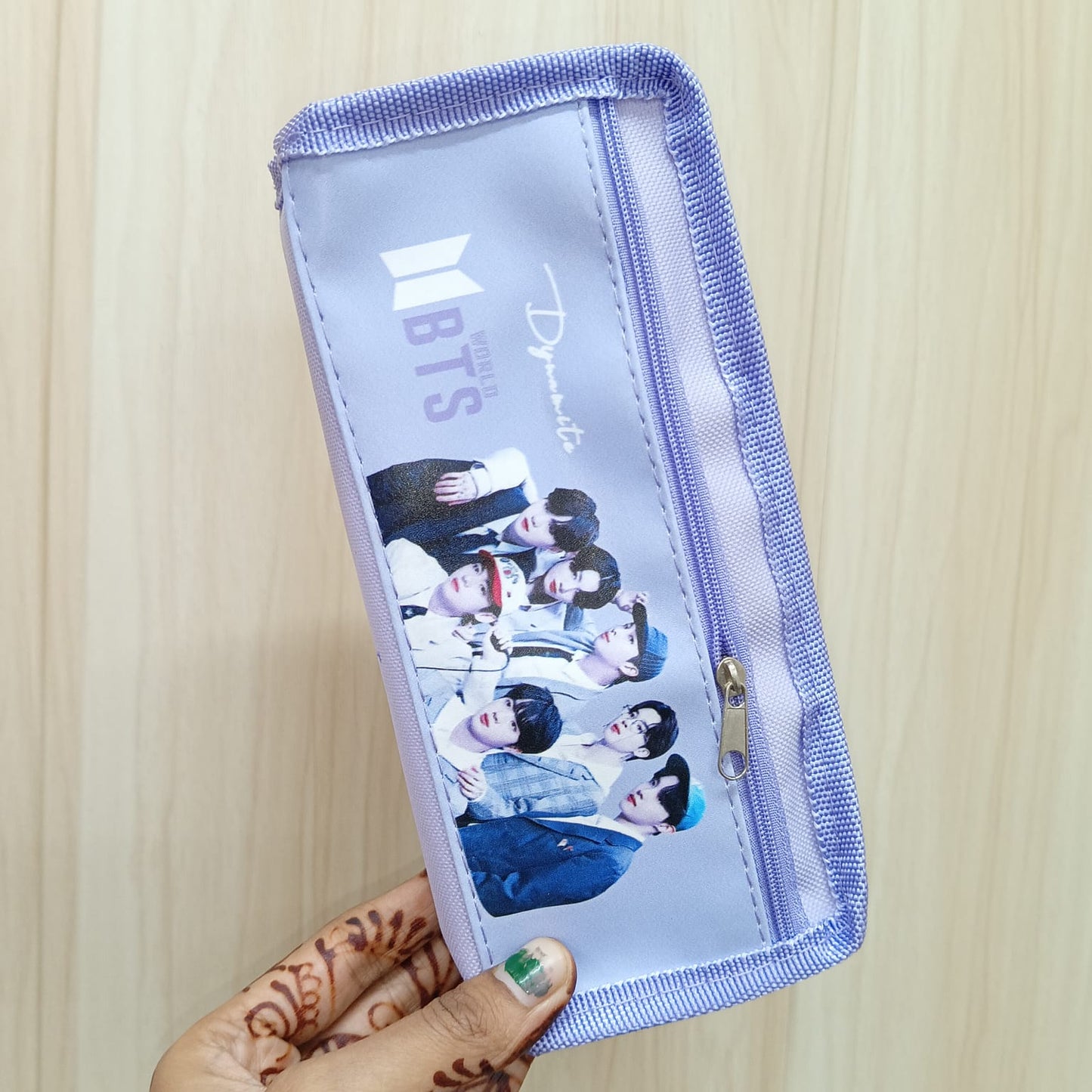 BTS Zipper Pencil Pouch