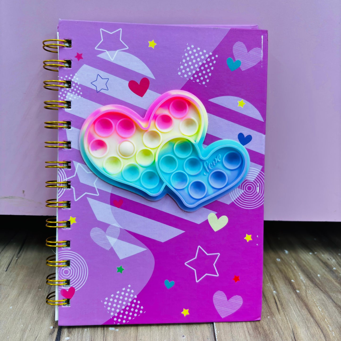 Rainbow Pop It Diary