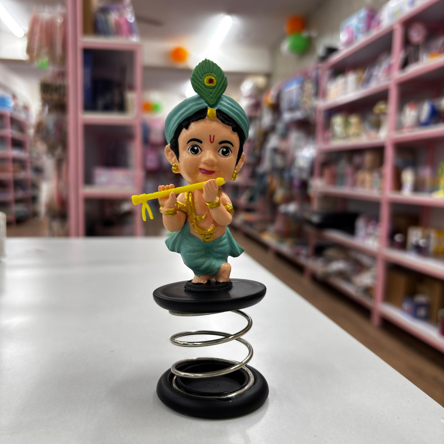 Krishna Ji Spring Bobble Head