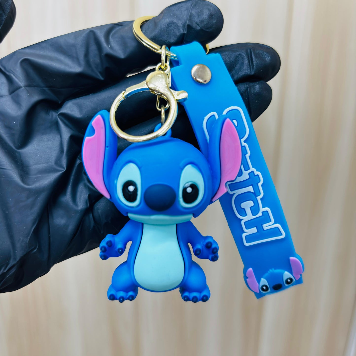 Stitch Premium Rubber Key Chain