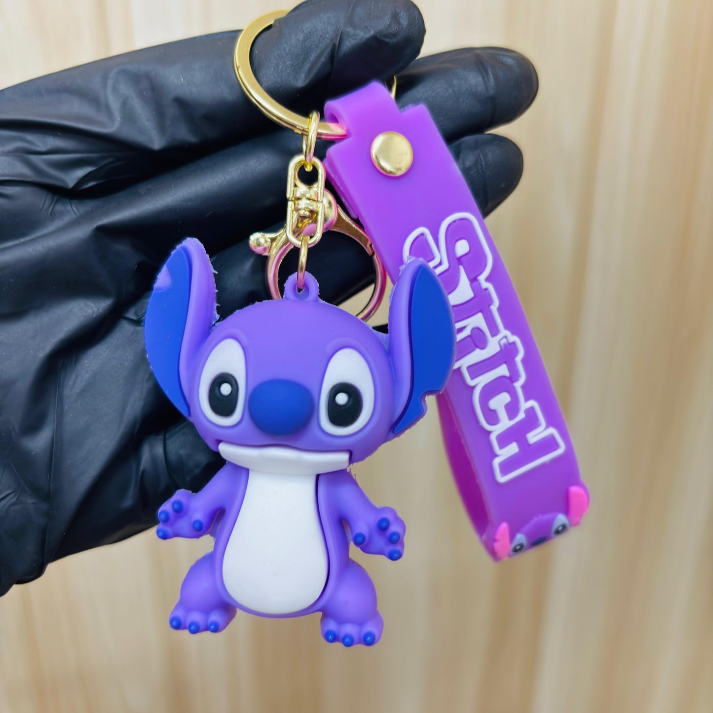 Stitch Premium Rubber Key Chain