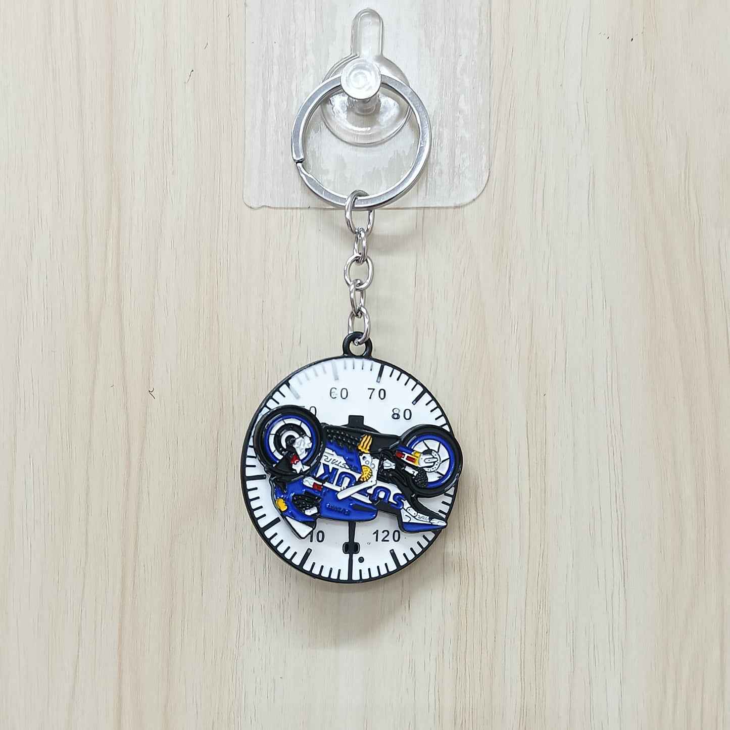 Bike Julley rotating keychain