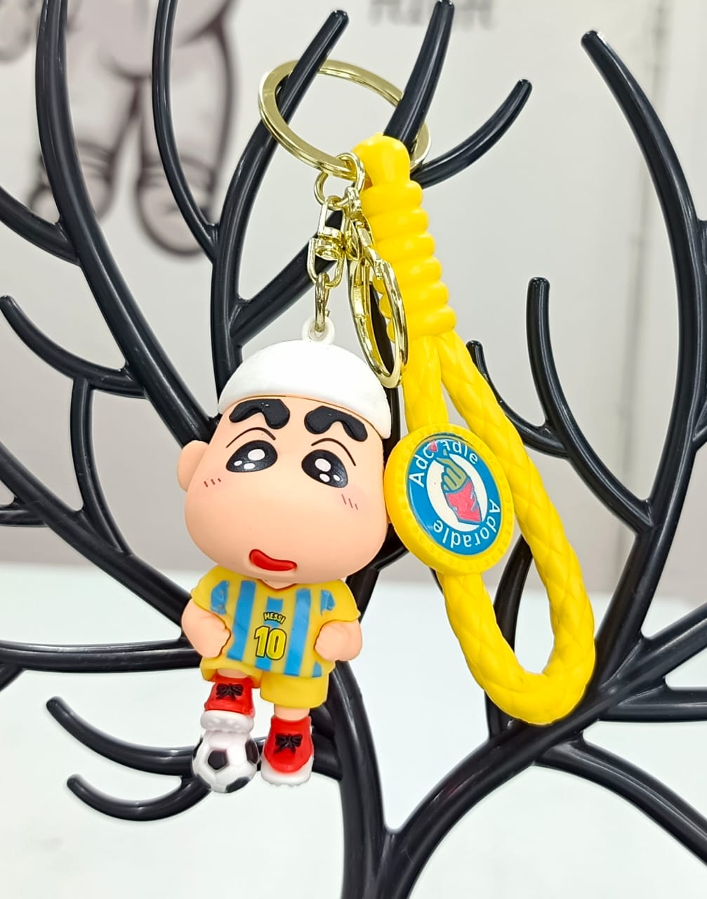 Shinchan Football Keychain