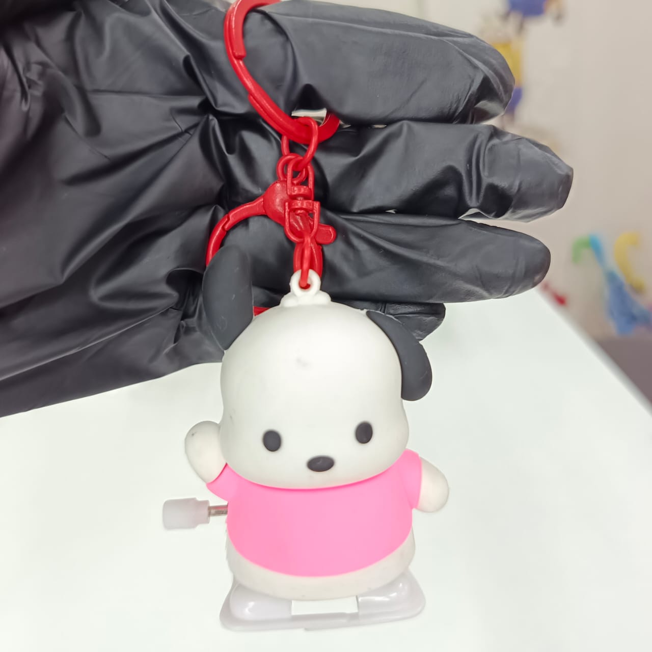 Pochacco Walking Keychain