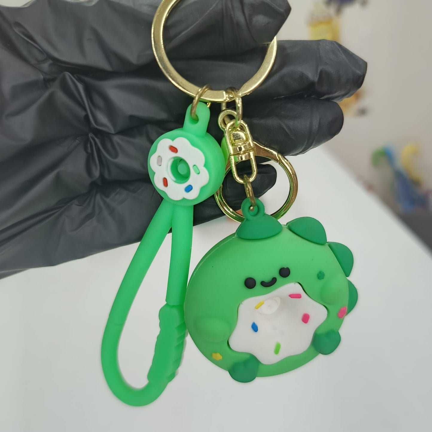 Cute Donut Keychain