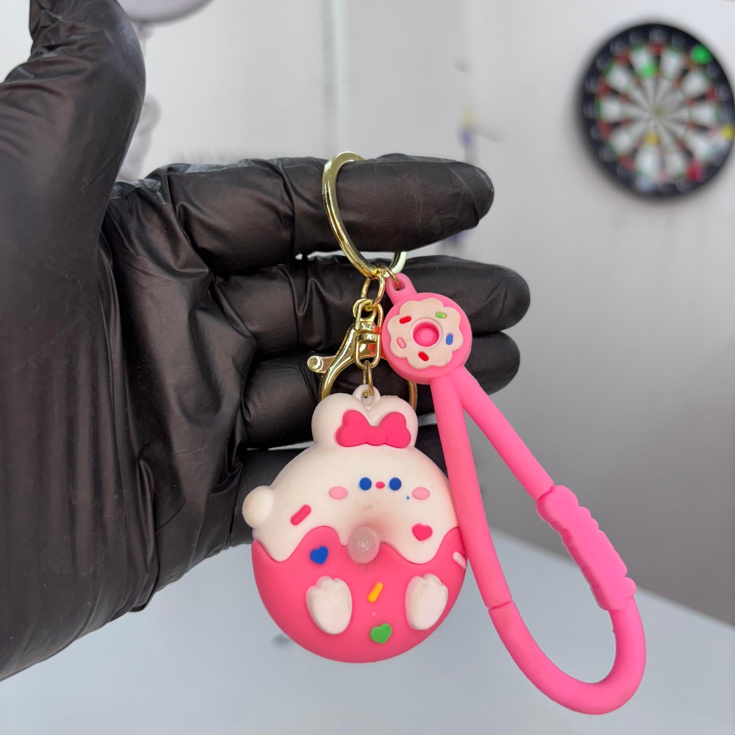 Cute Donut Keychain