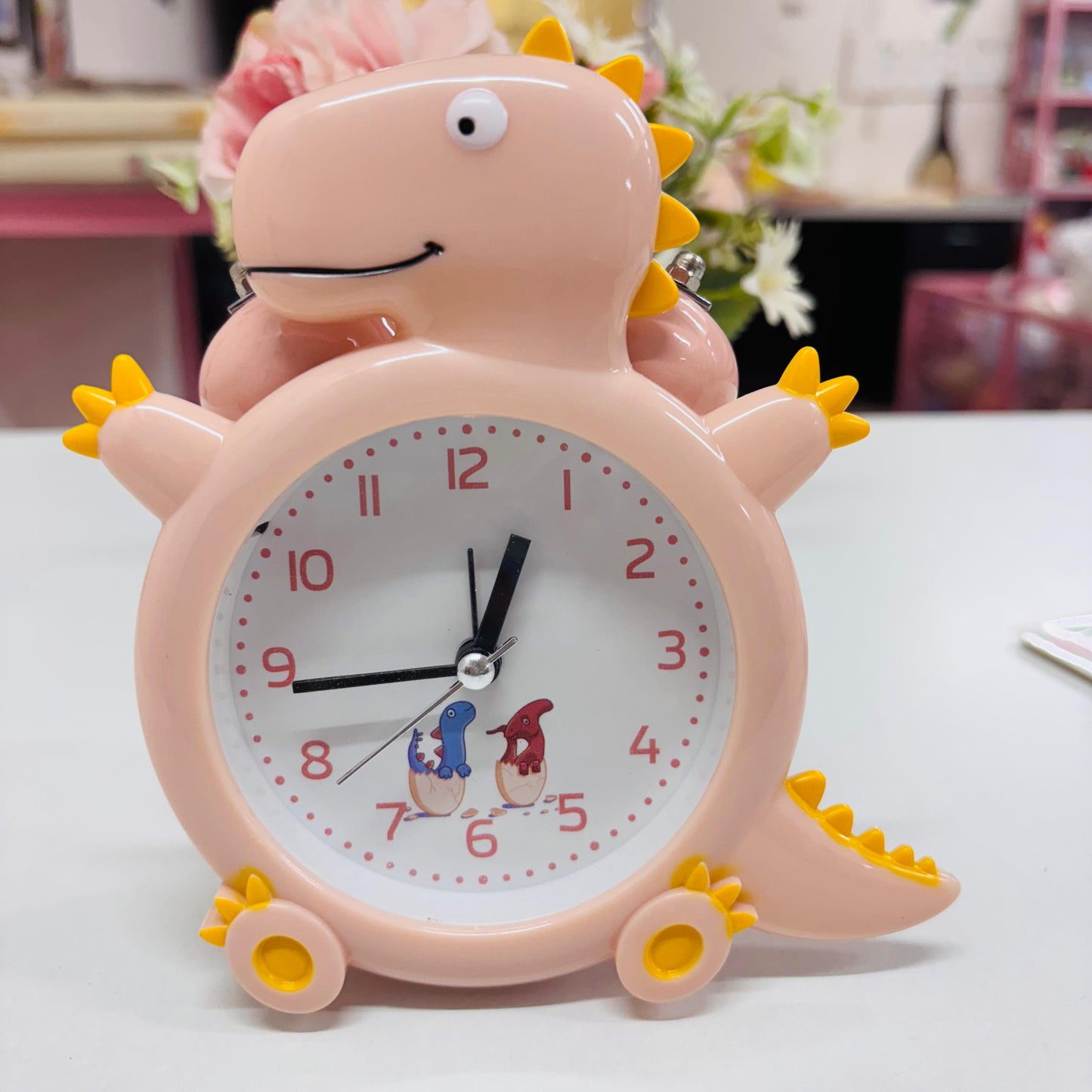 Dino Analog Battery Operated Alarm Clock